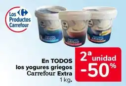 Carrefour Market Carrefour Extra yogures griegos oferta
