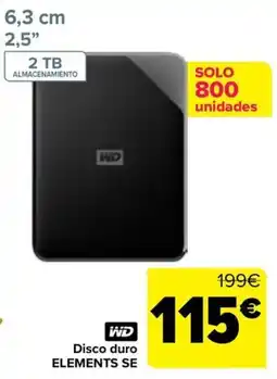 Carrefour WD Disco duro ELEMENTS SE oferta