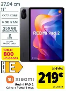 Carrefour Xiaomi Redmi Pad 2 oferta