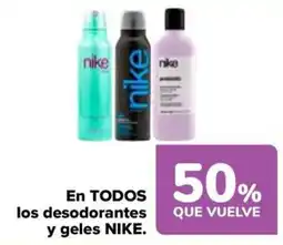 Carrefour Nike desodorantes y geles oferta