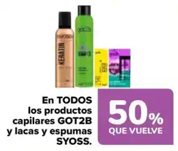 Carrefour Got2b productos capilares y lacas y espumas syoss oferta