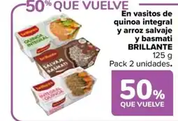 Carrefour Market Brillante vasitos de quinoa integral y arroz salvaje y basmati oferta