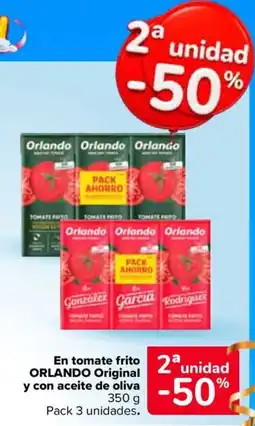Carrefour Market Orlando tomate frito oferta