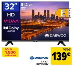 Carrefour Daewoo tv 32" 32vb56hv oferta