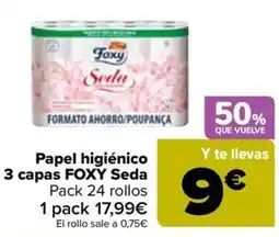 Carrefour Foxy Seda oferta