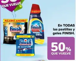 Carrefour finish las pastillas y geles finish oferta