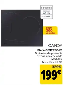 Carrefour Candy Placa C63TPSC/E1 oferta