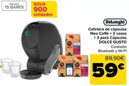 Carrefour DeLonghi Cafetera de cápsulas Neo Caffé oferta