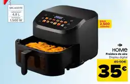 Carrefour Home freidora de aire display digital oferta