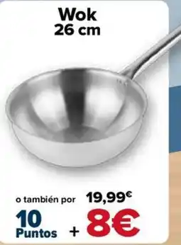 Carrefour Wok 26 cm oferta