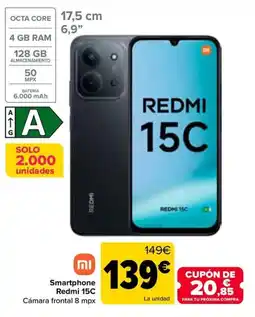 Carrefour Xiaomi Smartphone Redmi 15C oferta