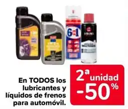 Carrefour Lubricantes y líquidos de frenos para automóvil oferta