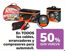 Carrefour cables arrancadores y compresores para automóvil oferta