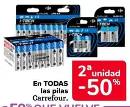 Carrefour I-tech pilas oferta