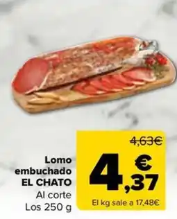Carrefour Market El Chato lomo embuchado oferta