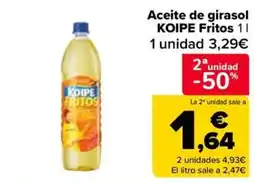 Carrefour Market Koipe Fritos Aceite de girasol oferta