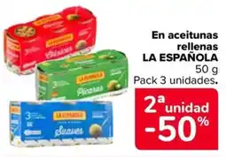 Carrefour Market La española aceitunas rellenas oferta