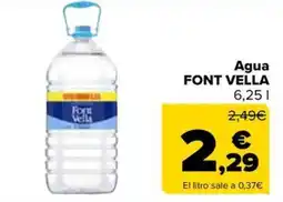 Carrefour Market Agua Font Vella oferta
