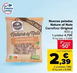 Carrefour Market Carrefour Original Nueces peladas Nature of Nuts oferta