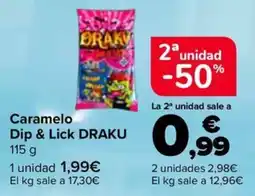 Carrefour Market Draku dip & lick oferta