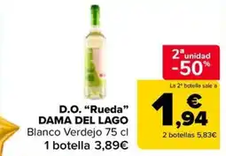 Carrefour Market Dama del lago blanco verdejo oferta