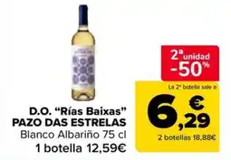 Carrefour Market Pazo das Estrelas Blanco Albariño oferta