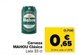 Carrefour Market Mahou Clásica oferta