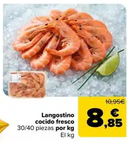 Carrefour Market Langostino cocido fresco oferta