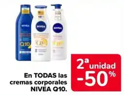 Carrefour Market Nivea cremas corporales q10 oferta