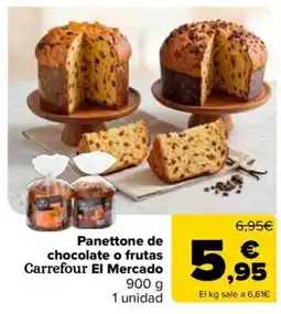 Carrefour Market Carrefour El Mercado panettone de chocolate o frutas oferta