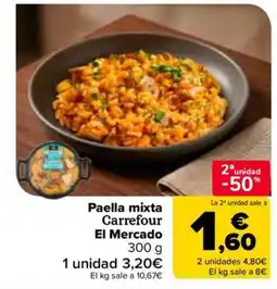 Carrefour Market Carrefour paella mixta oferta