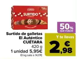 Carrefour Market Cuétara Surtido de galletas El Auténtico oferta
