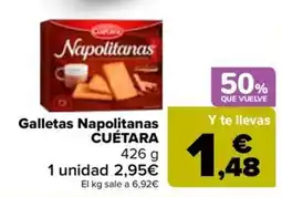 Carrefour Market Cuétara napolitanas oferta