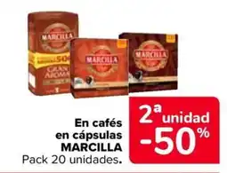 Carrefour Market Marcilla cafés en cápsulas oferta