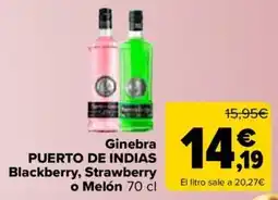 Carrefour Market Ginebra Puerto de Indias Blackberry, Strawberry o Melón oferta
