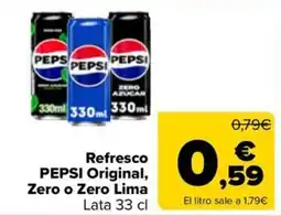 Carrefour Market Pepsi Original, Zero o Zero Lima oferta