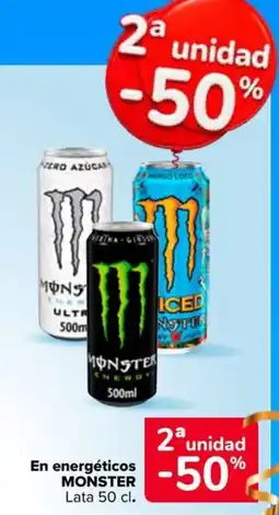 Carrefour Market Monster energéticos oferta