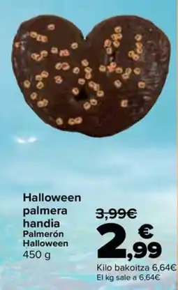 Carrefour Market Halloween palmera handia Palmerón Halloween oferta