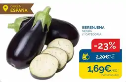 Supermercados La Despensa Berenjena negra 1ª categoría oferta