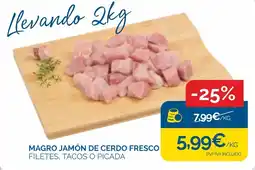 Supermercados La Despensa Magro jamón de cerdo fresco oferta