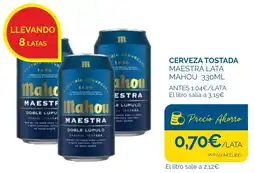 Supermercados La Despensa Mahou cerveza tostada maestra lata oferta