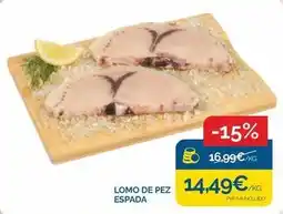 Supermercados La Despensa Lomo de pez espada oferta