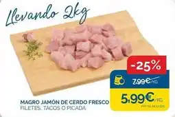 Supermercados La Despensa Magro jamon de cerdo fresco oferta
