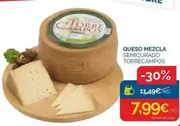 Supermercados La Despensa Torre campos - queso mezcla semicurado oferta