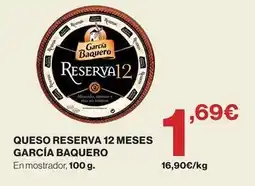 Supercor García baquero - queso reserva 12 meses oferta