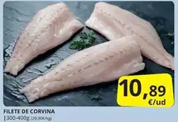 Supermercados MAS Filete de corvina oferta