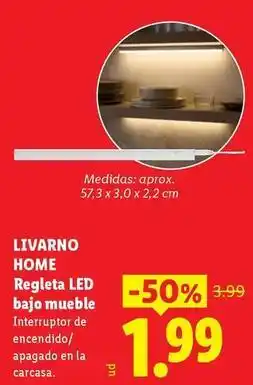 Ocine Livarno - home regleta led bajo mueble oferta