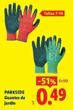 Ocine Parkside - guantes de jardin oferta