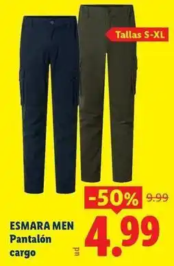 Ocine Esmara - men pantalón cargo oferta