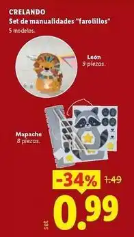 Ocine Crelando - set de manualidades farcillos oferta